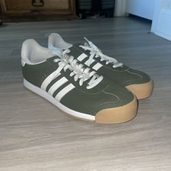 Adidas Originals Samoa shoes in olive cargo gree