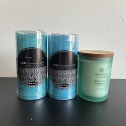 Candles, Real and LED 