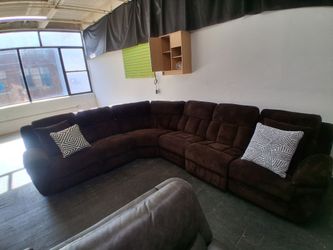 Brown sectional furniture