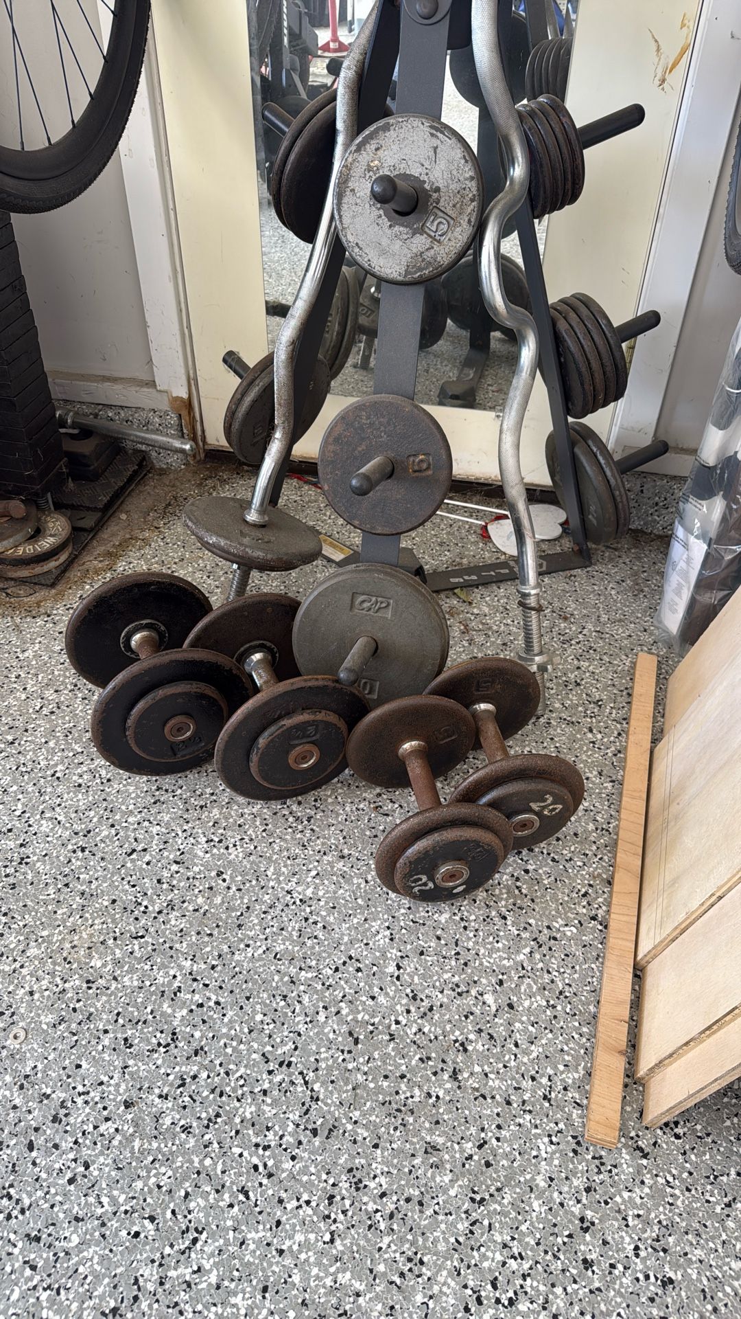 EZ Curl Bar Weight Set