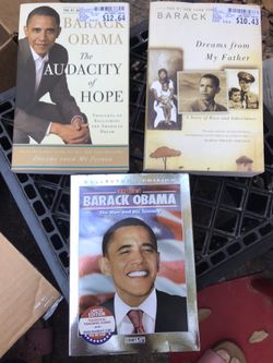 Two books and one video of Obama