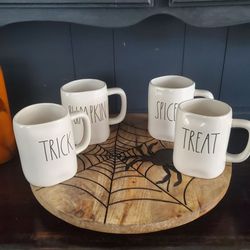 Rae Dunn Halloween Mugs Set of 4
