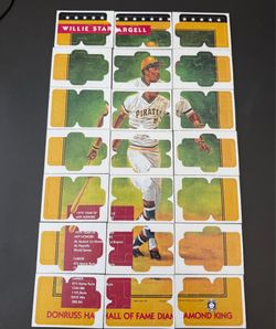 1991 DONRUSS WILLIE STARGELL COMPLETE SET PUZZLE 63 pieces Unpunched Pirates