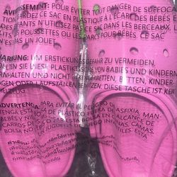 Pink Crocs