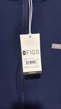 FIGS Sydney Scrub Jacket Navy Large
