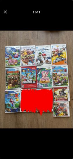 Empty Wii Cases + few 3DS/Wii U Cases