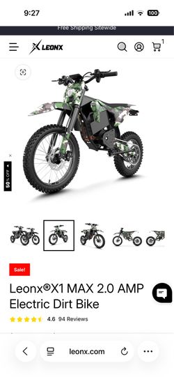Leonx electric dirtbike