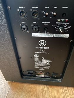 Harbinger VARI VS 12 powered subwoofer