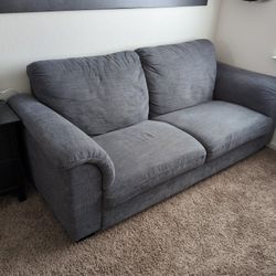 Blue Fabric Sofa