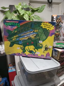 Ninja turtles blimp and 4 pack of turtles. Both new in box