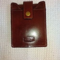 NWT Men's Fossil Front Pocket Wallet