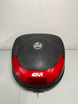 GIVI Motorcycle Top Case / Rear Trunk Storage Box w/ 2 Keys