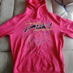 Pink Spi5der hoodie 