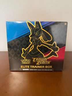 Pokemon Tcg Crown Zenith Elite Trainer Box