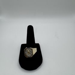 14K gold ring, weight 8.22 grams