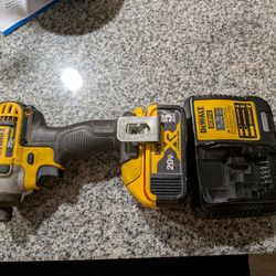 DeWalt 20 v drill battery and charger