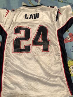 NFL New England patriots TY LAW Jersey #24