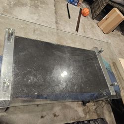 Glass Coffe Table And End Table