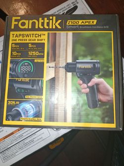 Fanttik Cordless Electric Drill/Driver - OPEN BOX / NEVER USED