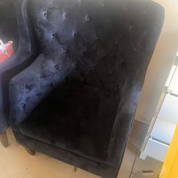 Navy Blue High back Chairs 