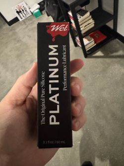Unopened Silicone Lube Still in Box
