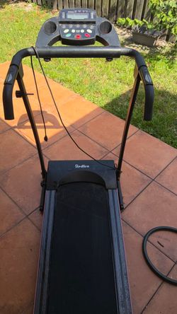 Black Treadmill with Digital Console