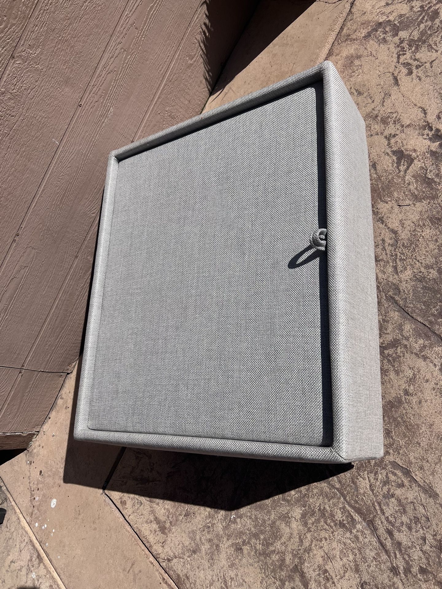 Crate And Barrel Storage Ottoman 