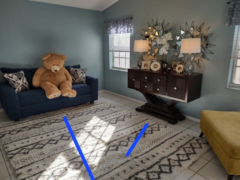 Blue Love SEAT and CREDENZA