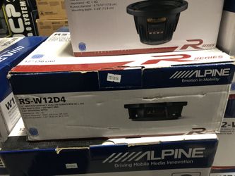 Alpine Shallow Mount 12 Inch Type R Subwoofer 