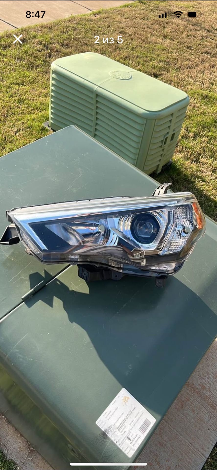 2021-2023 TOYOTA 4RUNNER LT HEADLIGHT ASSY OEM
