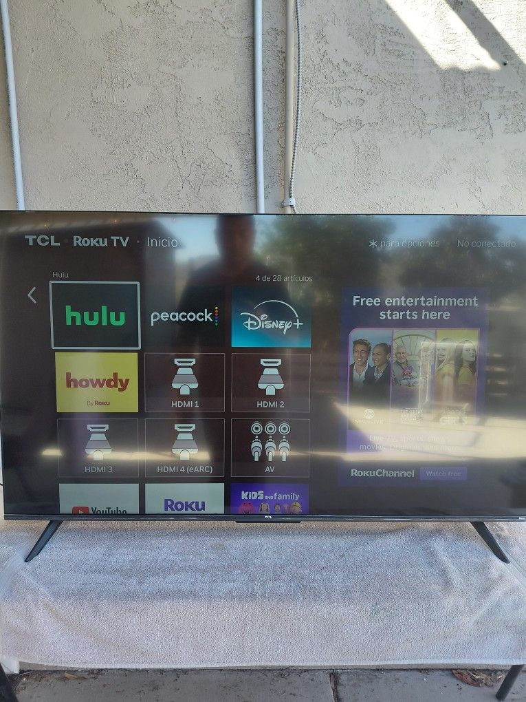 50" TCL Class 4-series 4k UHD HDR LED Smart Roku TV 