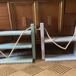 Two Wooden Shelves 