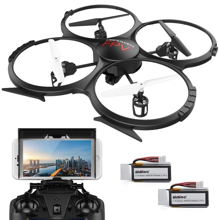 Dbpower WIFI FPV Version U818A Drone with 720P HD Camera