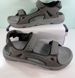 NEW HURLEY Men's Odessa Strap Sandals - Gray