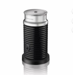 Nespresso Aeroccino 3 Milk Frother, Black, Steel