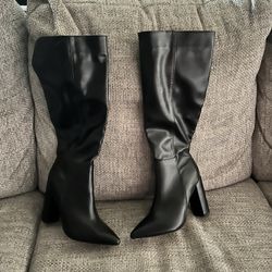 High Heeled Boots Size 8 1/2 