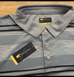 Jack Nicklaus Golf Short Sleeve Polo Shirt Men’s Adult XXL Blue The Bear