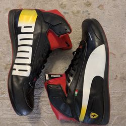 Vintage Men's Puma Evospeed 1.2 Mid Scuderia Ferrari Fashion Sneaker 