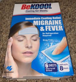Cooling Gel Sheets for Migraine & Fever