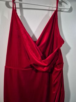 Red Velvet Dress