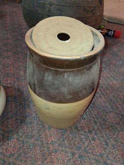 2 gallon two tone butter churner