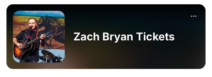 Zach Bryan Aug 1 2026