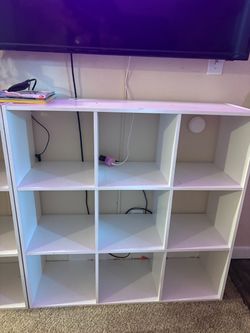 Cube organizer shelves