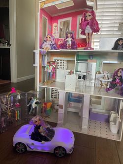 Rainbow doll house and more