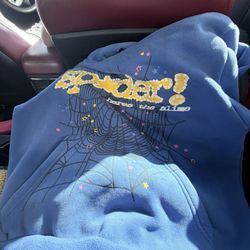 Blue Spider Hoodie