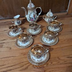 Hand Painted Tea Set 