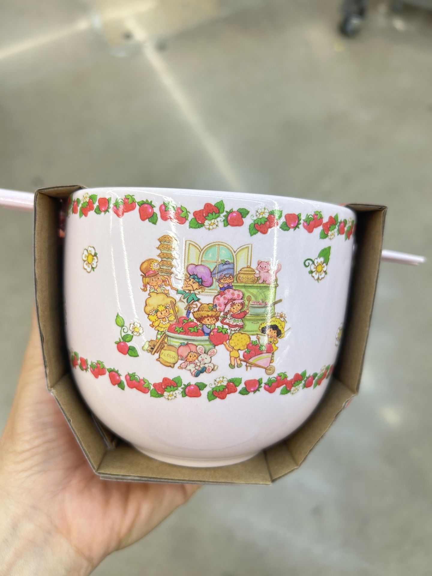 NWT Strawberry shortcake ramen bowl bundle