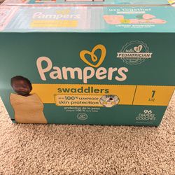 Pampers diapers Size 1