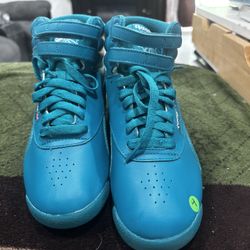 SKECHERS Sport SN 50299 White Navy Leather Low Top Men's Athletic Sneaker