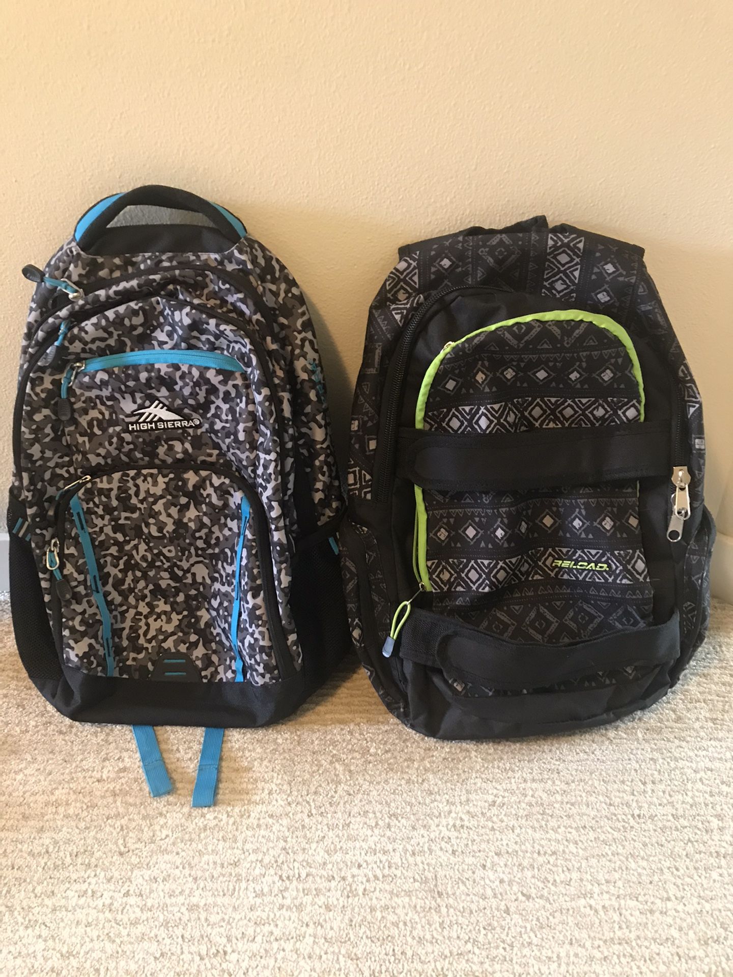 School youth backpacks